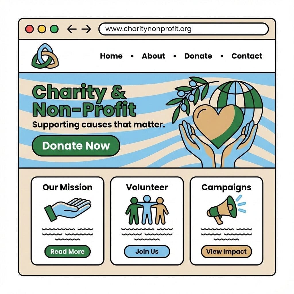 Charity & Non-Profit website design