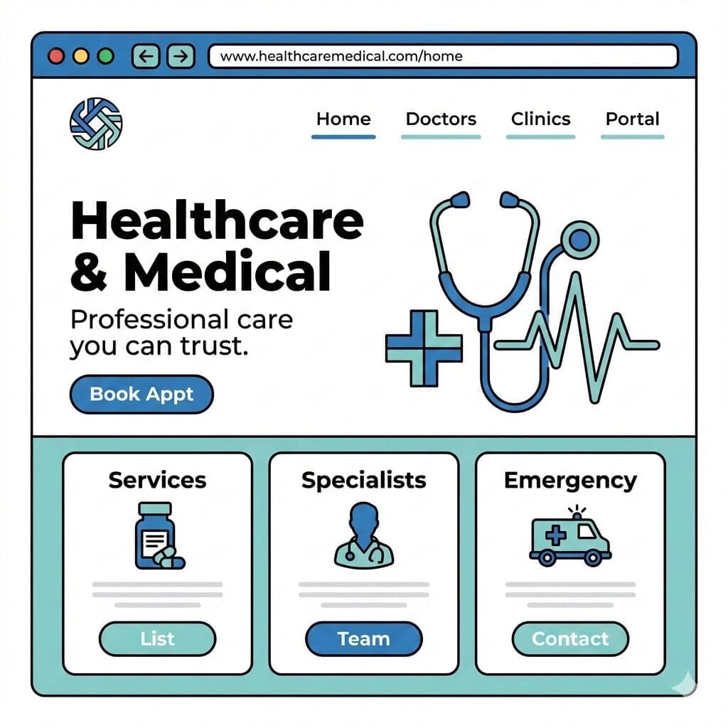 Healthcare & Medical website design