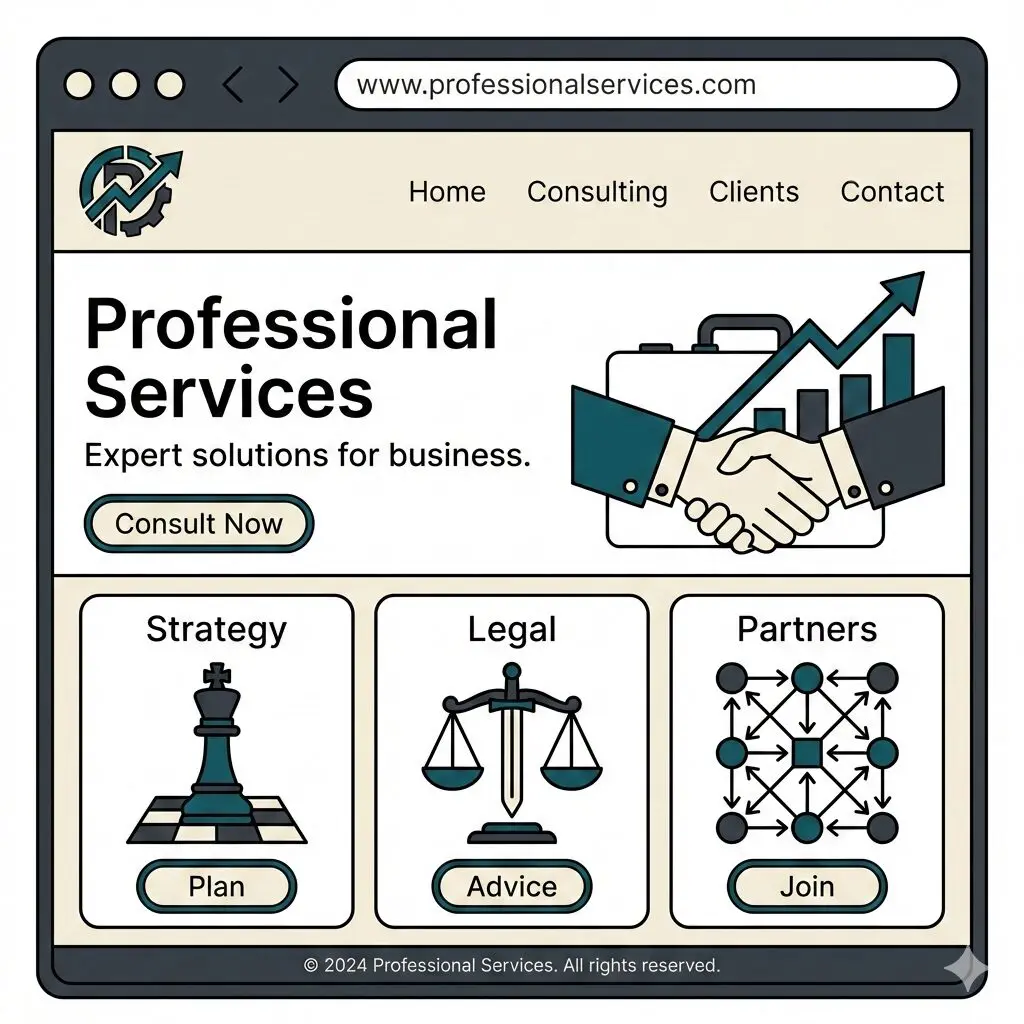B2B & Professional Services website design