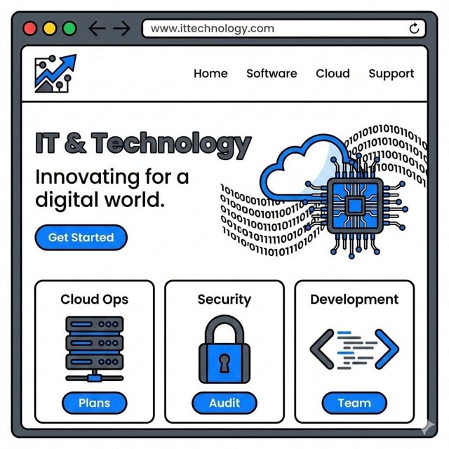 IT & Technology website design